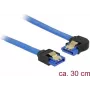 Kabel SATA DeLOCK 84984 0,3 m SATA 7-pin czarny niebieski