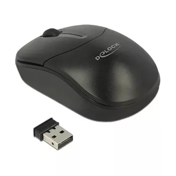 Mysz DeLOCK 12494 RF bezprzewodowa optyczna 1000 DPI