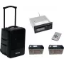 Przenośny bezprzewodowy system PA Omnitronic MOM-10BT4 z odtwarzaczem CD, USB, SD i 2 akumulatorami