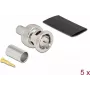 Wtyk BNC do zaciskania RG59 DeLOCK 90025