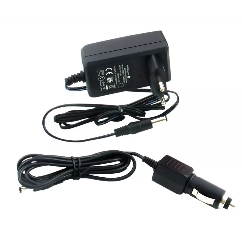 Ładowarka do akumulatorów everActive NC-1600 — uniwersalna ładowarka DC dla Li-Ion, obsługuje 16 ogniw, kompatybilne rozmiary AA/AAA/C, czarna, AC 100–240V 50–60Hz