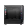 Montech X5M (B) Obudowa PC Micro Tower — Micro‑ATX/Mini‑ITX, 3x120mm przód, 1x120mm tył, obsługa zasilacza ATX, 2x3,5 cala + 4x2,5 cala, Czarna