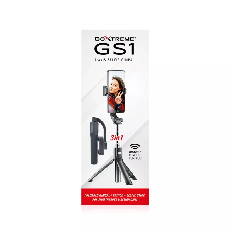 Gimbal GoXtreme GS1 składany do smartfonów i kamer sportowych