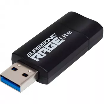 Pamięć flash PATRIOT Rage Lite 1TB 120 MB/s USB 3.2 wysuwana czarna (PEF1TBRLB32U)