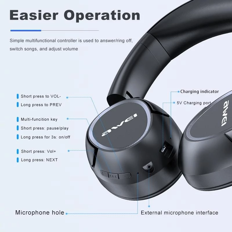 Słuchawki Bluetooth Awei A770BL