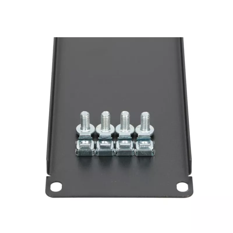 Panel maskujący do szafy rack Extralink Front Blank Panel 2U 19 cali Czarny, obudowa stalowa