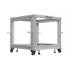 Szafa rack 19 9U 600x600-1100 regul. szara