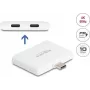 DELOCK Adapter USB Type-C — USB-C dane 10 Gb/s, wideo 4K@60Hz, PD 92W (model 61088)