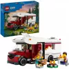 Zestaw konstrukcyjny LEGO City Przyczepa Kempingowa Przygód 60454, 385 elementów, wysokość 80 mm, dla dzieci od 6 lat