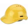 Ochraniacz głowy cimco 140202 — Kask ochronny z polietylenu, biało-żółty, 350 g
