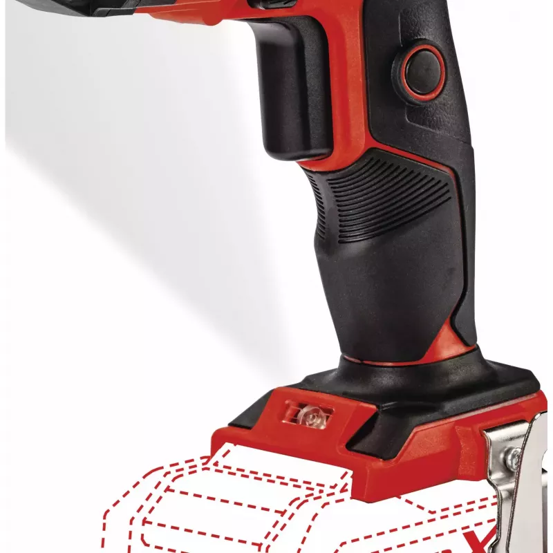 Einhell TE-DY 18 Li-Solo. Leerlaufdrehzahl: 4000 U/min. Energiequelle: Batterie/Akku, Batteriespannung: 18 V. Breite: 980 mm. Paketgewicht: 2,8 kg, Ve
