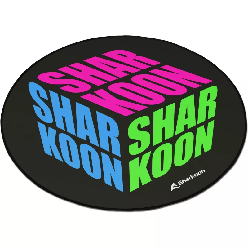 Mata pod krzesło Sharkoon SKILLER SFM11 Cube Niebieski Zielony Różowy Poliester 1200x1200x5mm