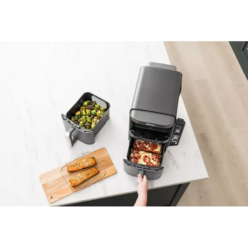Ninja Double Stack XL Air Fryer 2 komory z sondą temperatury SmartCook 9,5 L SL451EU