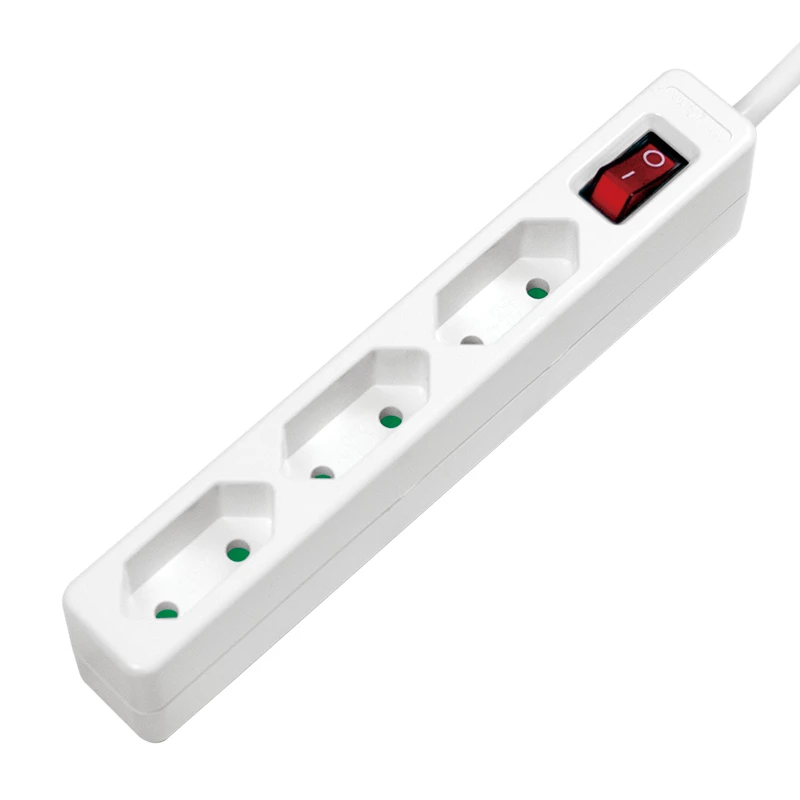 Przedłużacz sieciowy LogiLink LPS230 1,5 m 3 gniazda AC Do użytku wewnętrznego biały