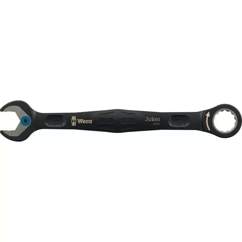 Wera 6000 Joker Black Edition zestaw kluczy płasko-oczkowych z grzechotką, 11 szt.