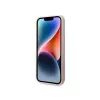 Karl Lagerfeld KLHMP14XSLKHLP iPhone 14 Pro Max 6.7 etui silikonowe jasnoróżowe / jasnoróżowe z głową Karla Magsafe