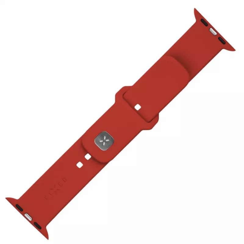 Silikonowy pasek FIXED FIXSST2-1029-RD do Apple Watch Ultra 49mm, czerwony, sportowy design Fixed