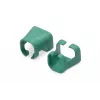 DIGITUS - Kabelclips mit Farbcodierung - für Patch-Kabel - grün (Packung mit 100) (A-CC-G)