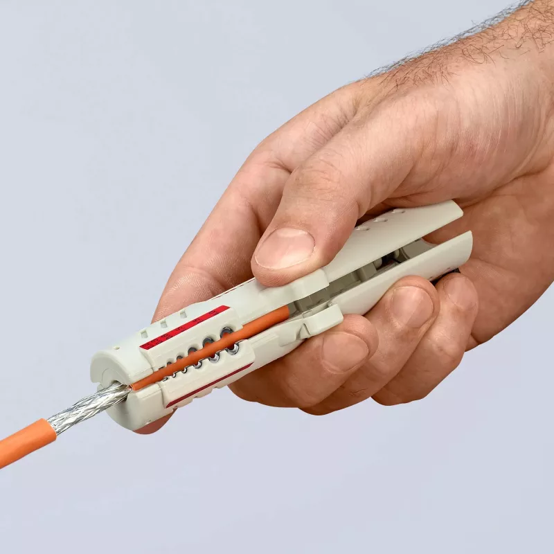 Oprzewalacz kablowy Knipex 16 65 125 SB szary