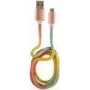 Kabel LC-POWER USB-Micro-1M-3 1m Rainbow Glitter, USB A na Micro-USB (LC-C-USB-MICRO-1M-3)