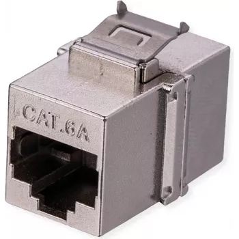 VALUE Złącze RJ45 ekranowane Cat.6A srebrne krótkie (26.99.0379)