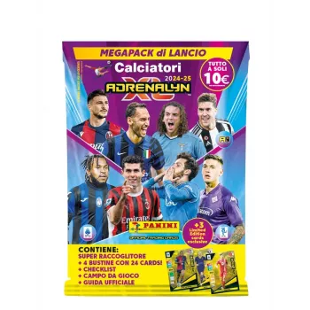 Zestaw startowy kart kolekcjonerskich PANINI Italian League 2025 Mega Starter Set