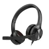 Creative 51EF0980AA000 Chat USB nauszny zestaw słuchawkowy przewodowy stereo czarny