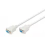 Kabel połączeniowy Assmann Zero-Modem. D-Sub9 F/F. 3,0 m. wtyki zatrzaskowe. be (AK-610100-030-E)
