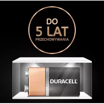 Bateria Duracell 9V 1 szt. 9VDUR BT0009