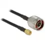 Kabel koncentryczny DeLOCK CFD200 5m SMA Czarny