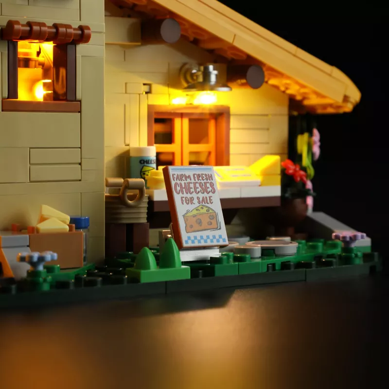 Lumibricks Farm Cheese House Building Set