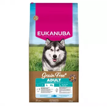 Sucha karma dla psa EUKANUBA Adult Grain-Free Lamb & Rice 12 kg — Dorosłe duże rasy, 25% białka, 13% tłuszczu