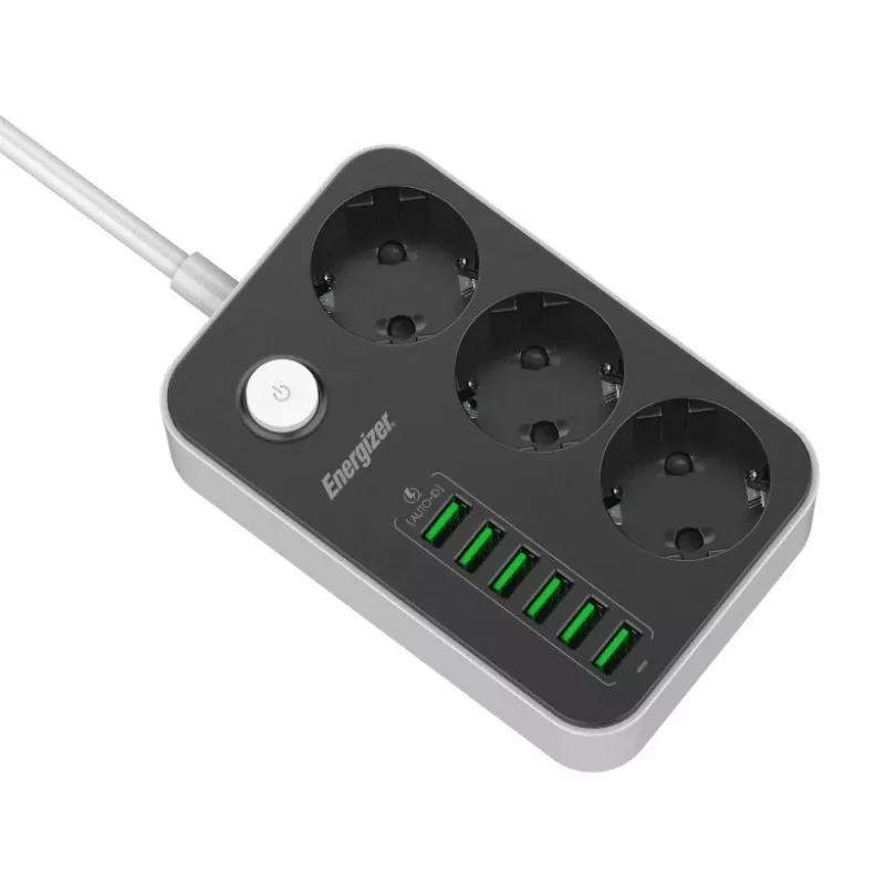 Przenośny powerbank Energizer EPB2500W01EU 2500 mAh z wyjściem USB, kompaktowa ładowarka