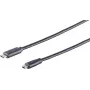 Kabel USB S/CONN 77144-3.0 USB 2.0 2m USB C Mini-USB A Czarny