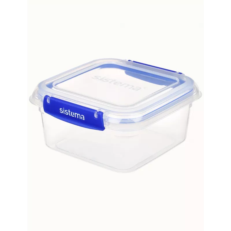 Sistema Tworzywo sztucznes Sistema 881650, pojemnik, kwadratowy, 1,15 l, przezroczysty, plastik, Nowa Zelandia