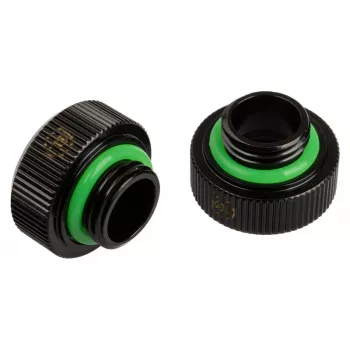 Adapter G1/4 cala gwint zewnętrzny do rurki sztywnej 14mm, BitsPower Touchaqua TA-FH14-GB, 2 szt., czarny
