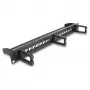 DeLOCK 19-calowy Keystone Patch Panel 16 portów 1U czarny