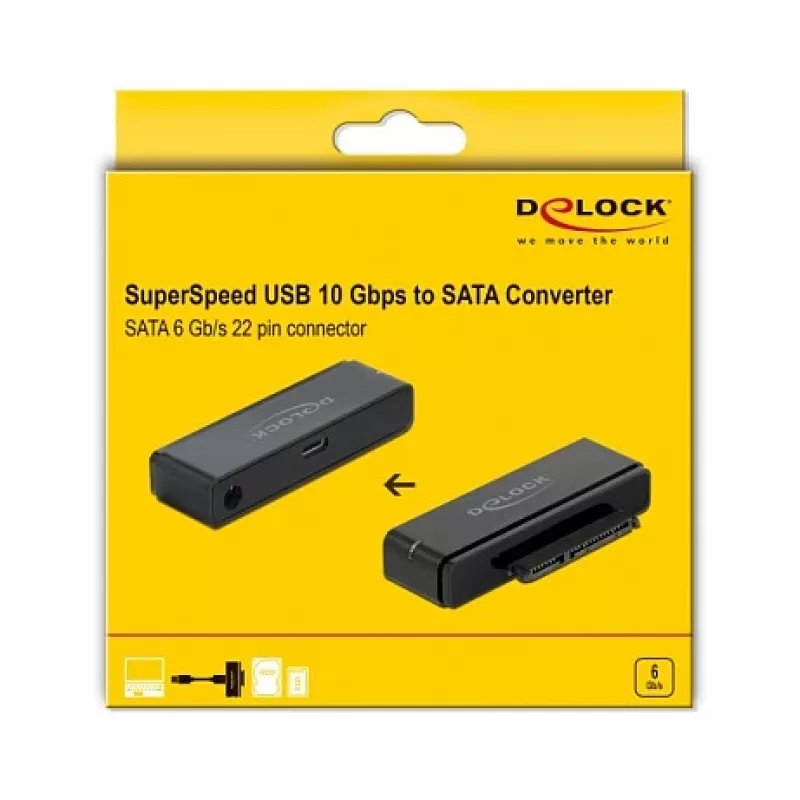 Konwerter USB Type-C na SATA DeLOCK 64188