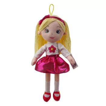 TULILO Eliza lalka szmaciana 38 cm miękka zabawka do zabawy i dekoracji