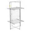 Elektryczna składana suszarka na pranie Adler AD 7829 — 300 W, 148×52×90 cm, biała, wolnostojąca