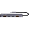 Canyon DS-18 - Hub USB-C - 5 portów - 1x USB-C 5V DC ładowanie - 2x USB-C - 10 Gb/s - 2x USB 3.2