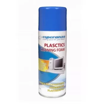 Pianka do czyszczenia sprzętu ESPERANZA ES104 do ekranów i plastików, 400 ml, wielokolorowa