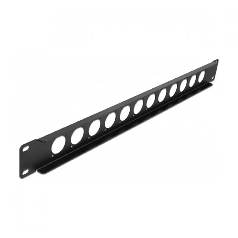 Patch Panel 19 cali DeLOCK 12 portów czarny