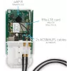 Kabel koncentryczny MikroTik ACSMAUFL SMA żeński prosty 1m czarny