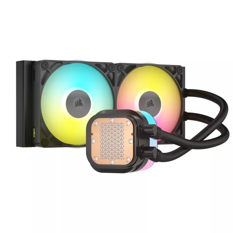 Chłodzenie cieczą All-in-one Corsair iCUE LINK TITAN RX RGB 12 cm Czarny