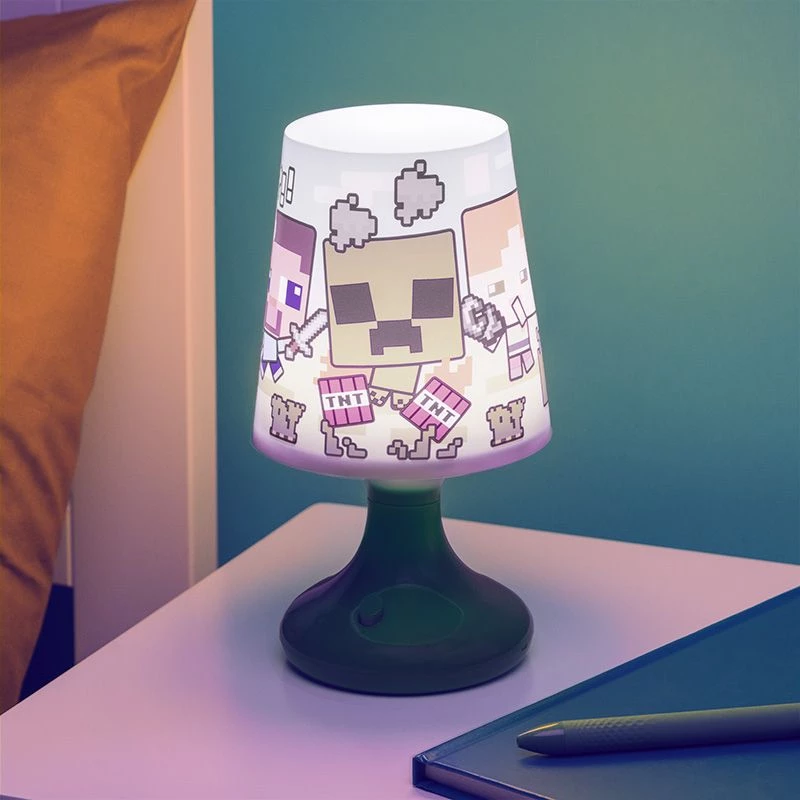 Lampa stołowa Paladone Minecraft