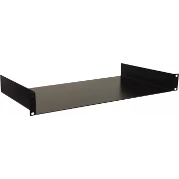Półka do szafy rack Omnitronic 30100916 1U, czarna, stalowa 19 cali