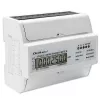 Qoltec Trójfazowy Dwukierunkowy Licznik Elektroniczny | Licznik energii na szynę DIN | 400V | 100A | LCD | 4P