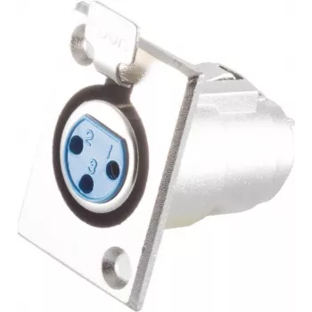 Sprzęgło XLR ShiverPeaks BS55021 złącze audio montowane na kołnierzu