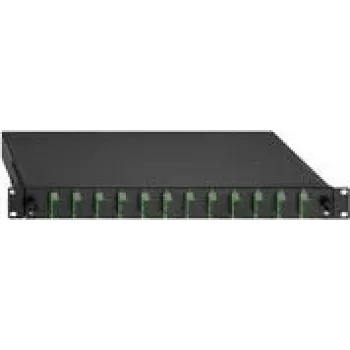 Światłowodowa skrzynka spawowa Rutenbeck BasicLine 19 cali Expandable, montowana w szafie rack, 19 cali